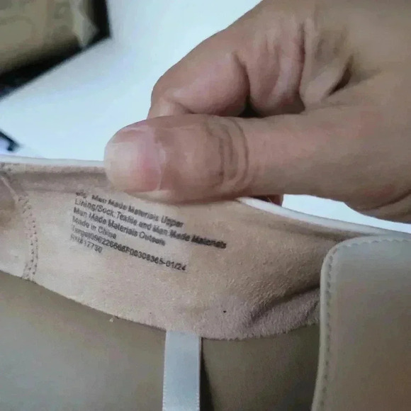 961 A New Day Size 8.5 Women's beige Nude Pointed Toe Ballet Flats - Picture 5 of 7